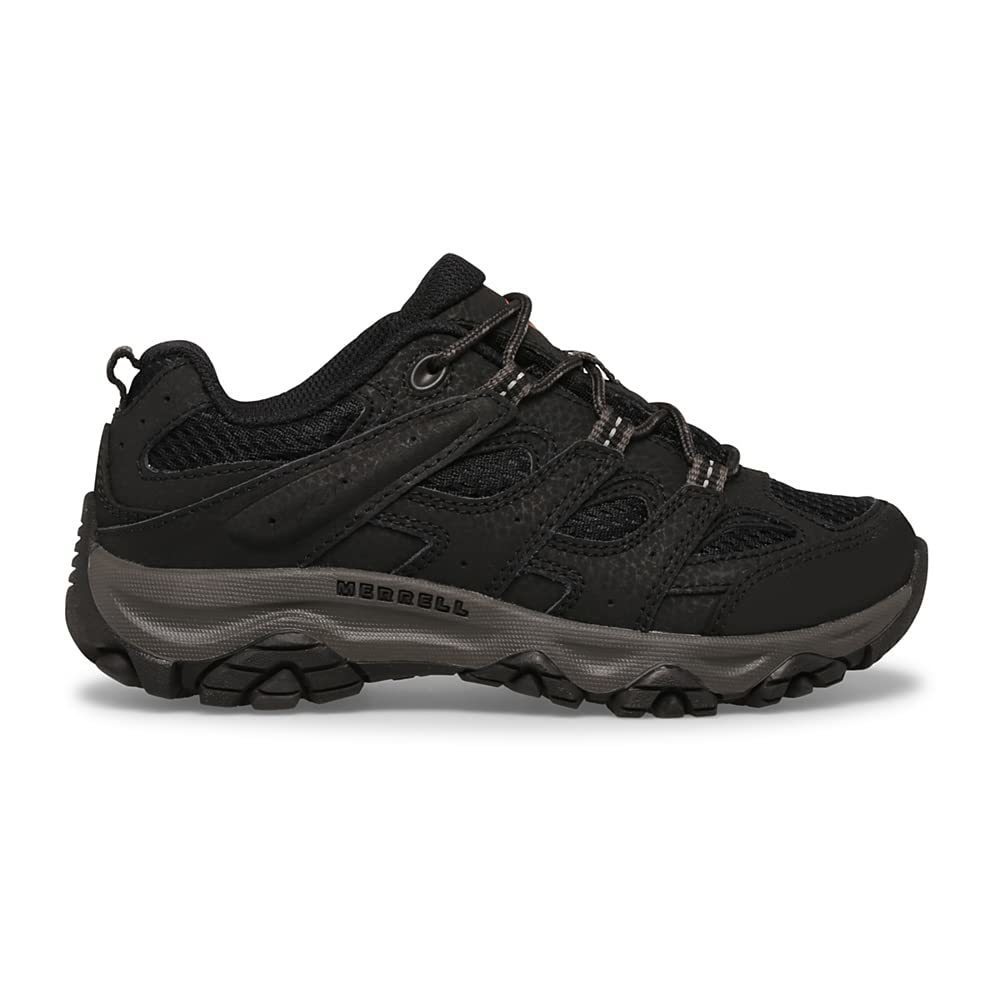 MERRELL MOAB 3 LOW HIKING SHOE, BLACK, 5 WIDE US UNISEX BIG_KID - Picture 2 of 6